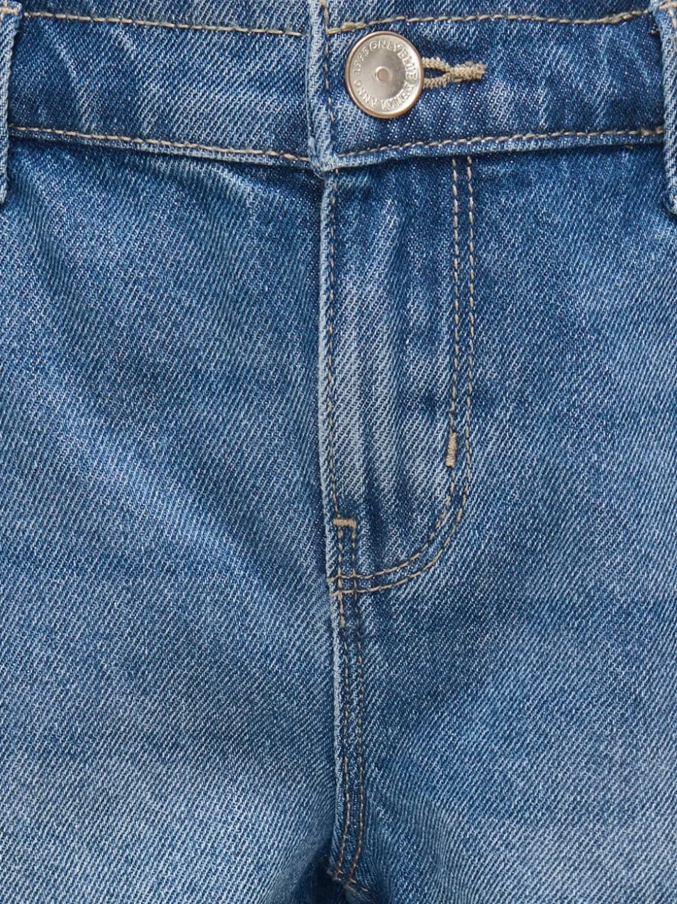 KOGCOMET Medelhög midja Vida ben Denimshorts