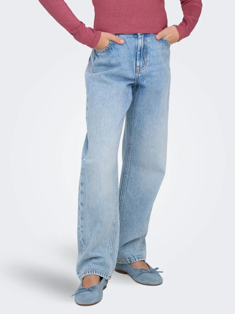 KOGDAD Medelhög midja Rak passform Jeans