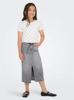 KOGGIANNA Denim Jeanskjol Midikjol
