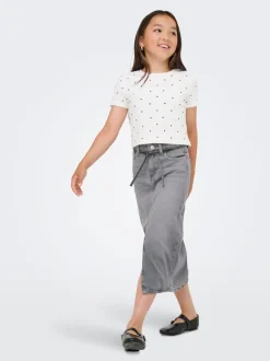 KOGGIANNA Denim Jeanskjol Midikjol