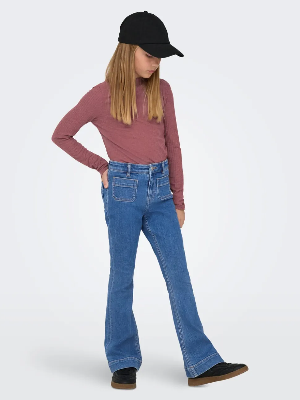 KOGMADISON Hög midja Utsvängd passform Jeans