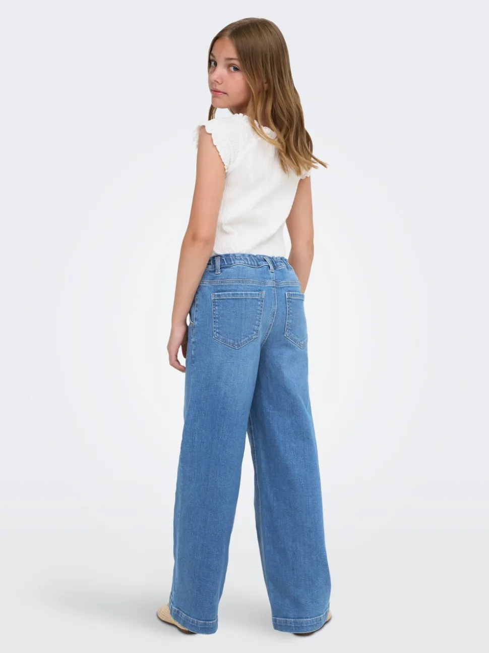 KOGNEW Medelhög midja Vida ben Jeans