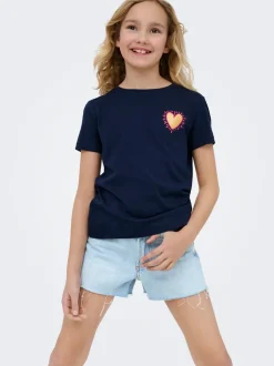KOGROBYN Hög midja Normal passform Denimshorts