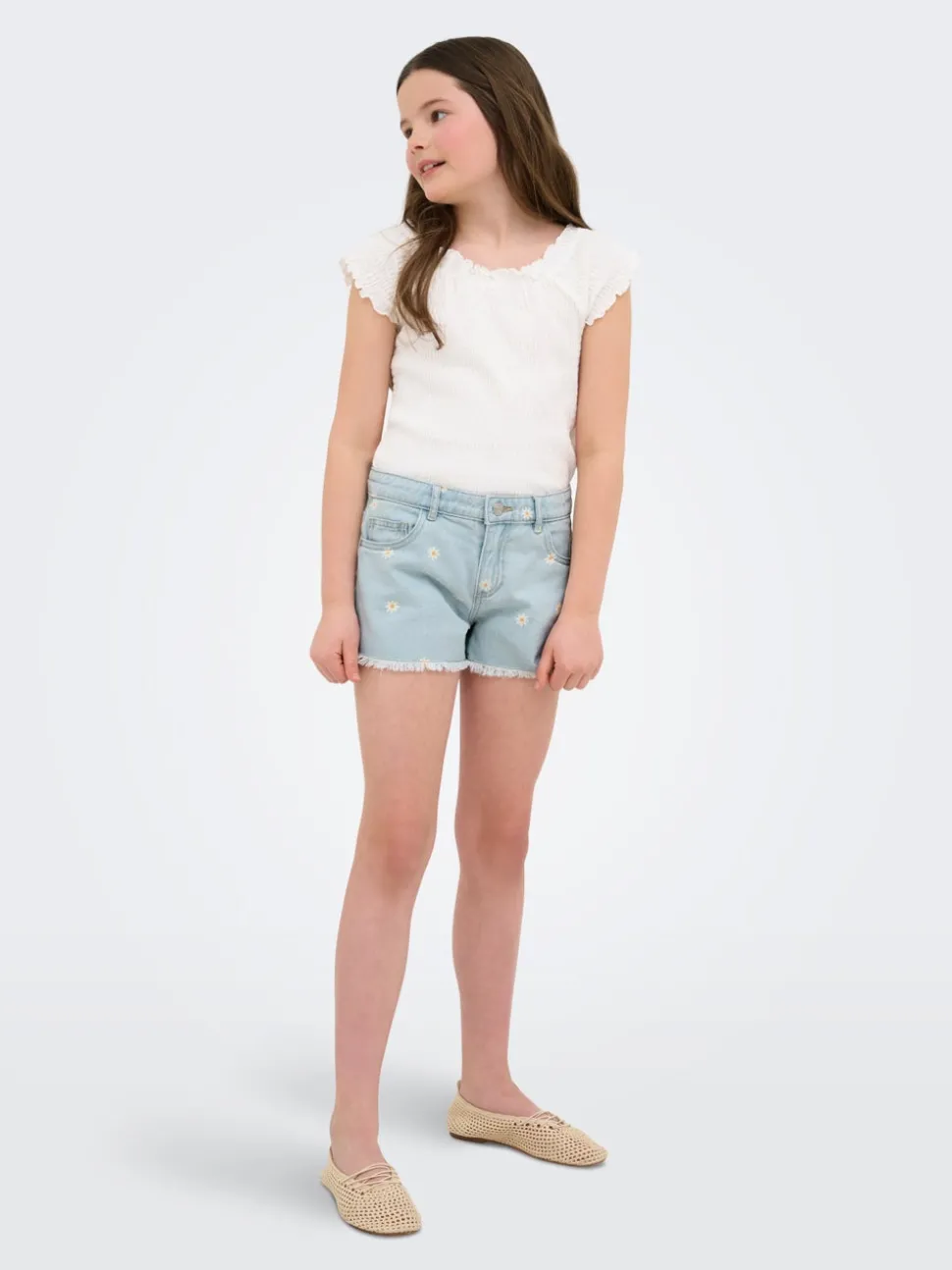 KOGROBYN Lös passform Denimshorts