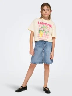 KOGSONNY Hög midja Normal passform Denimshorts