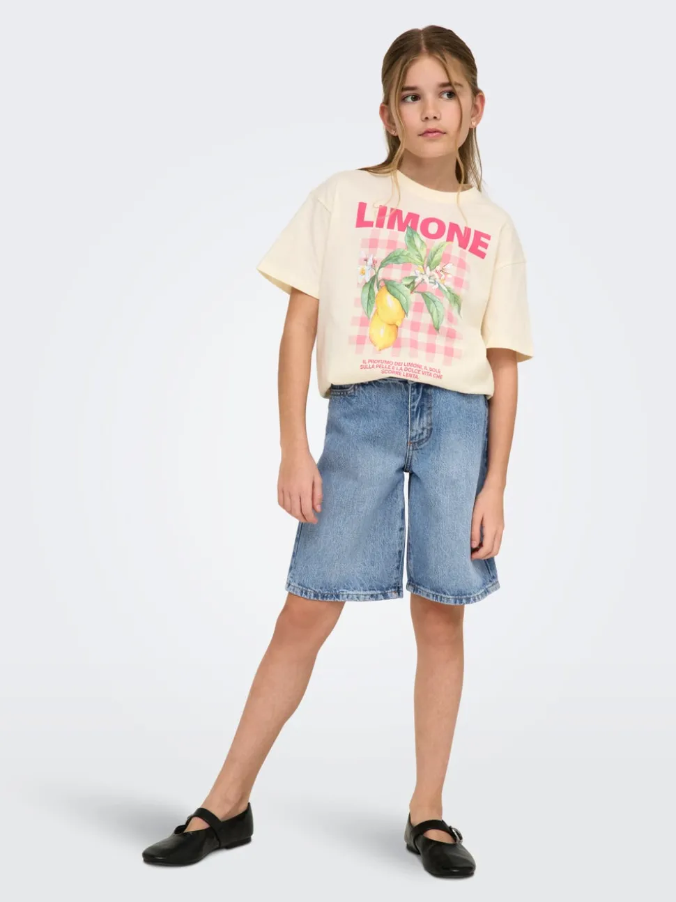 KOGSONNY Hög midja Normal passform Denimshorts
