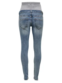 OLMBLUSH Medelhög midja Skinny Fit Ankellängd Jeans