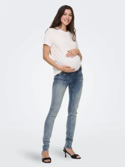 OLMBLUSH Medelhög midja Skinny Fit Ankellängd Jeans