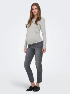 OLMBLUSH Medelhög midja Skinny Fit Ankellängd Jeans