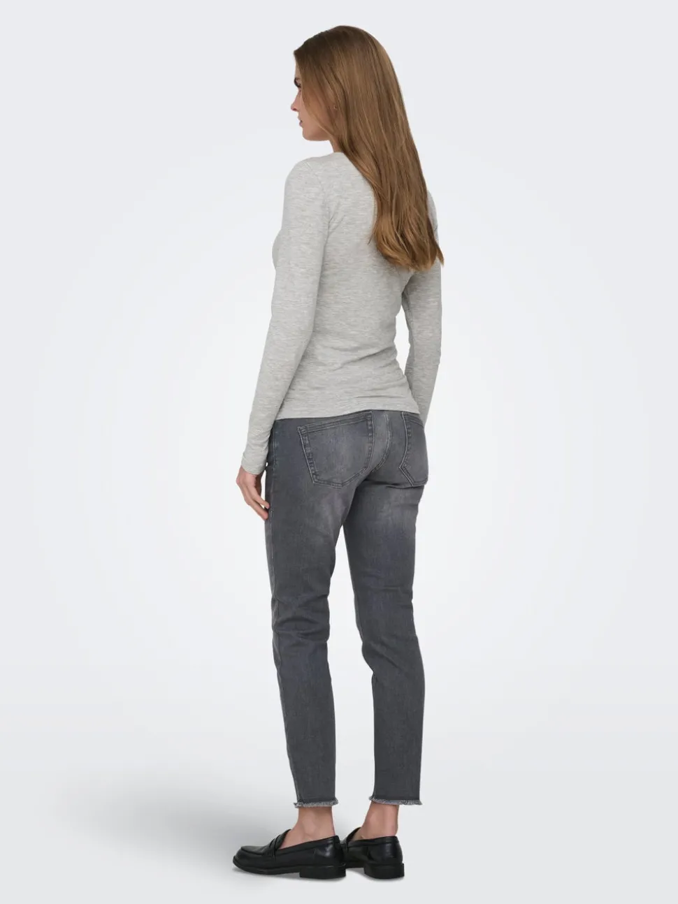 OLMBLUSH Medelhög midja Skinny Fit Ankellängd Jeans