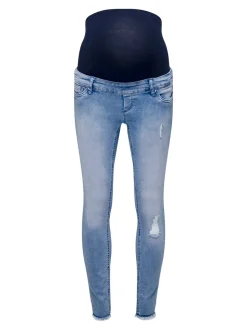OLMBLUSH Medelhög midja Skinny Fit Ankellängd Jeans