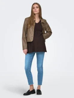 OLMBLUSH Medelhög midja Skinny Fit Ankellängd Jeans