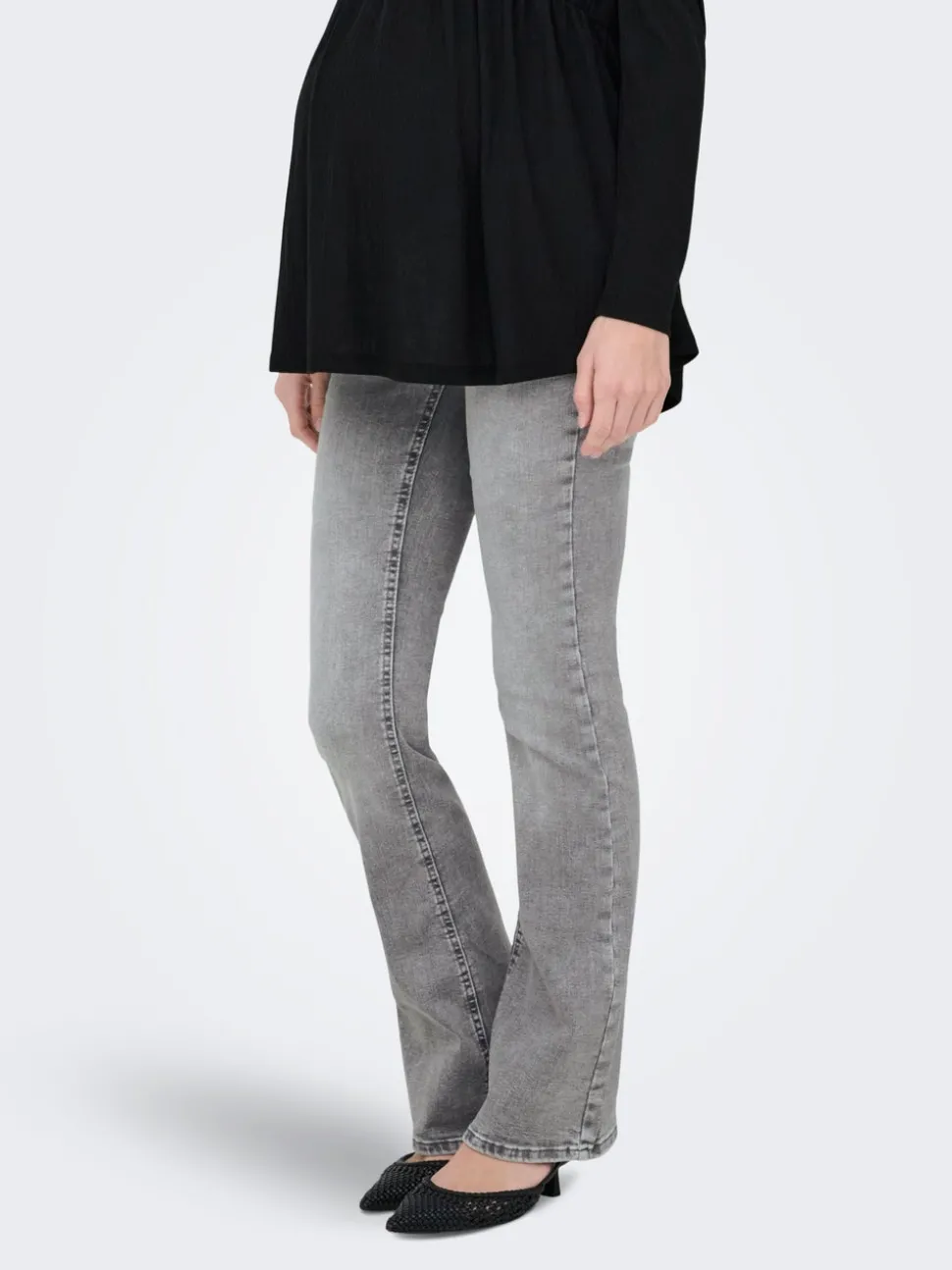 OLMBLUSH Medelhög midja Utsvängd passform Jeans