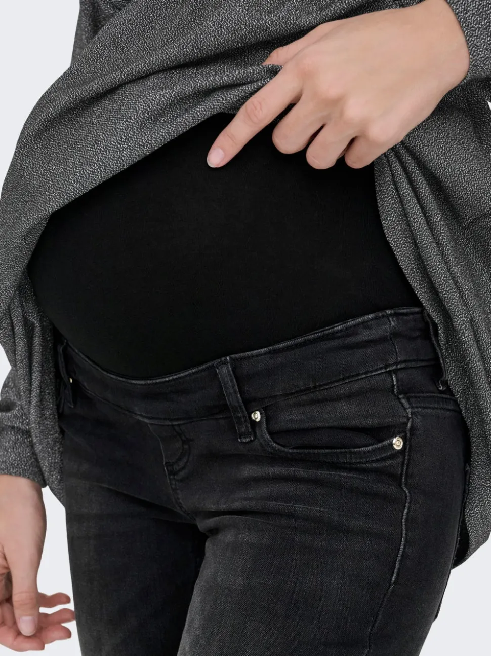 OLMBLUSH Medelhög midja Utsvängd passform Jeans