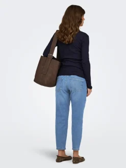 OLMCATWALK Hög midja Mom Fit Ankellängd Jeans