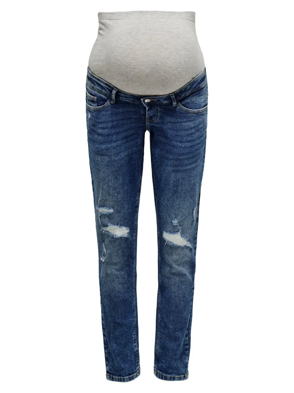 OLMENEDA Hög midja Rak passform Ankellängd Jeans