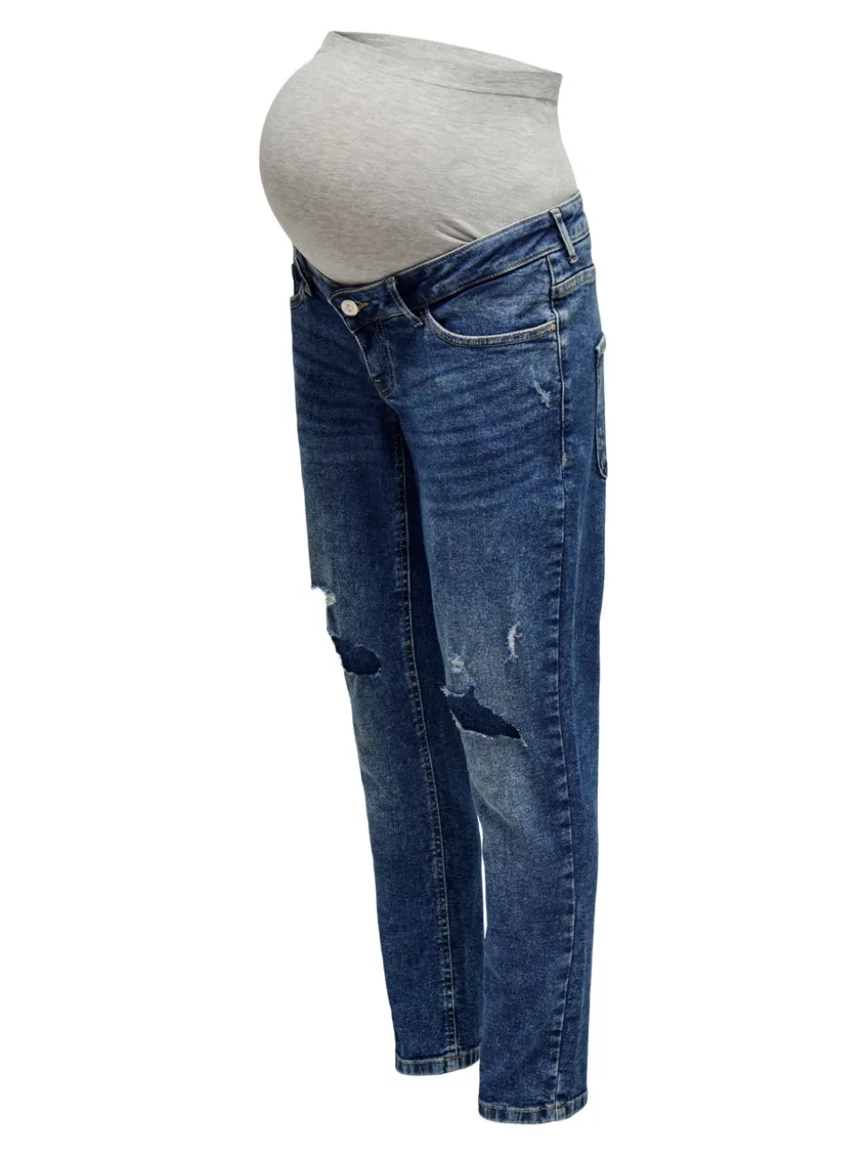 OLMENEDA Hög midja Rak passform Ankellängd Jeans