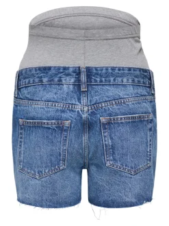 OLMGABI Medelhög midja Normal passform Denimshorts
