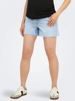 OLMGABI Medelhög midja Normal passform Denimshorts