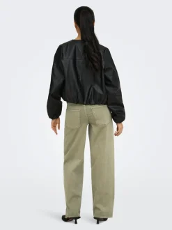 OLMGIANNA Medelhög midja Rak passform Jeans