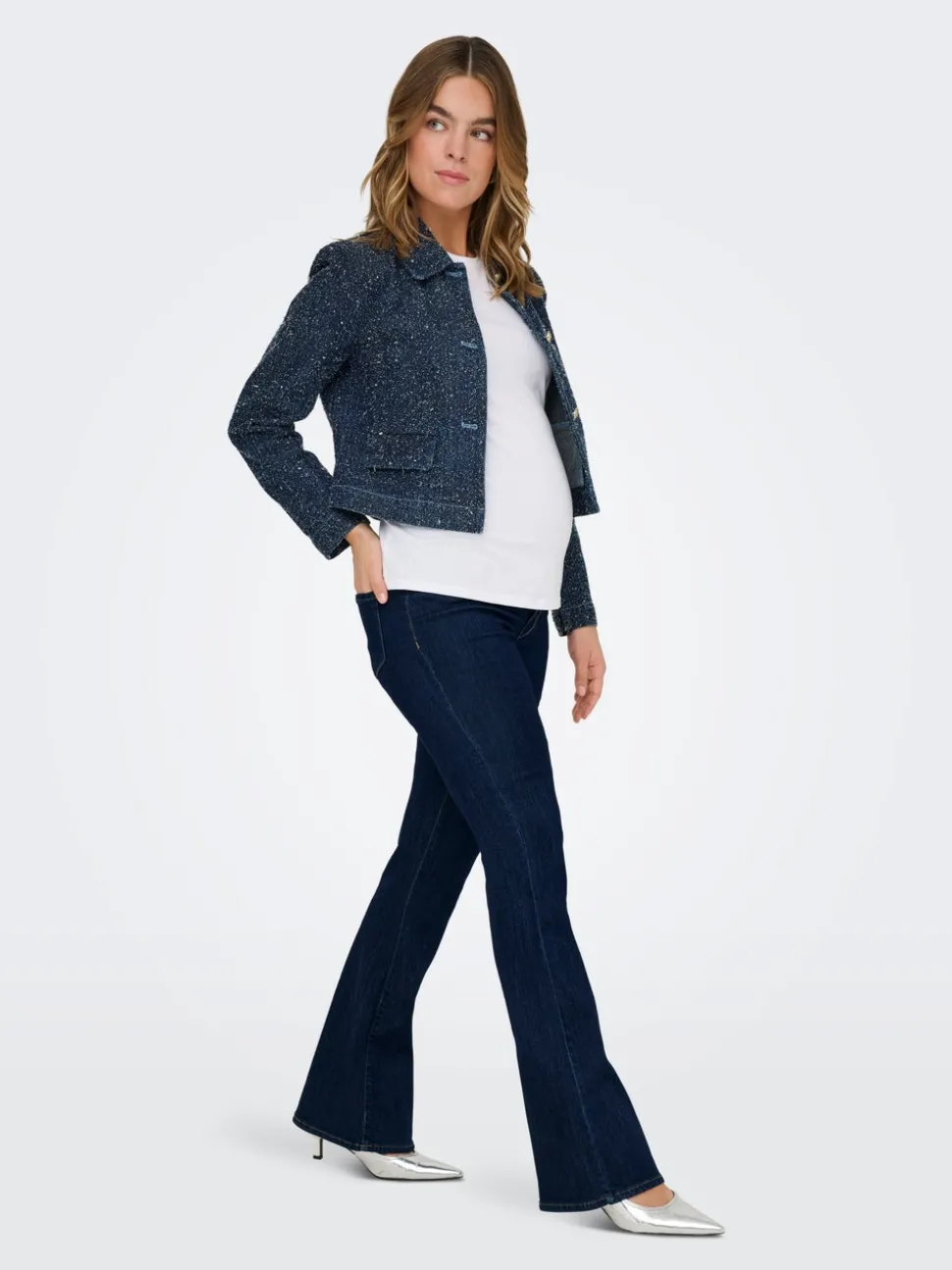 OLMHELLA Hög midja Utsvängd passform Jeans
