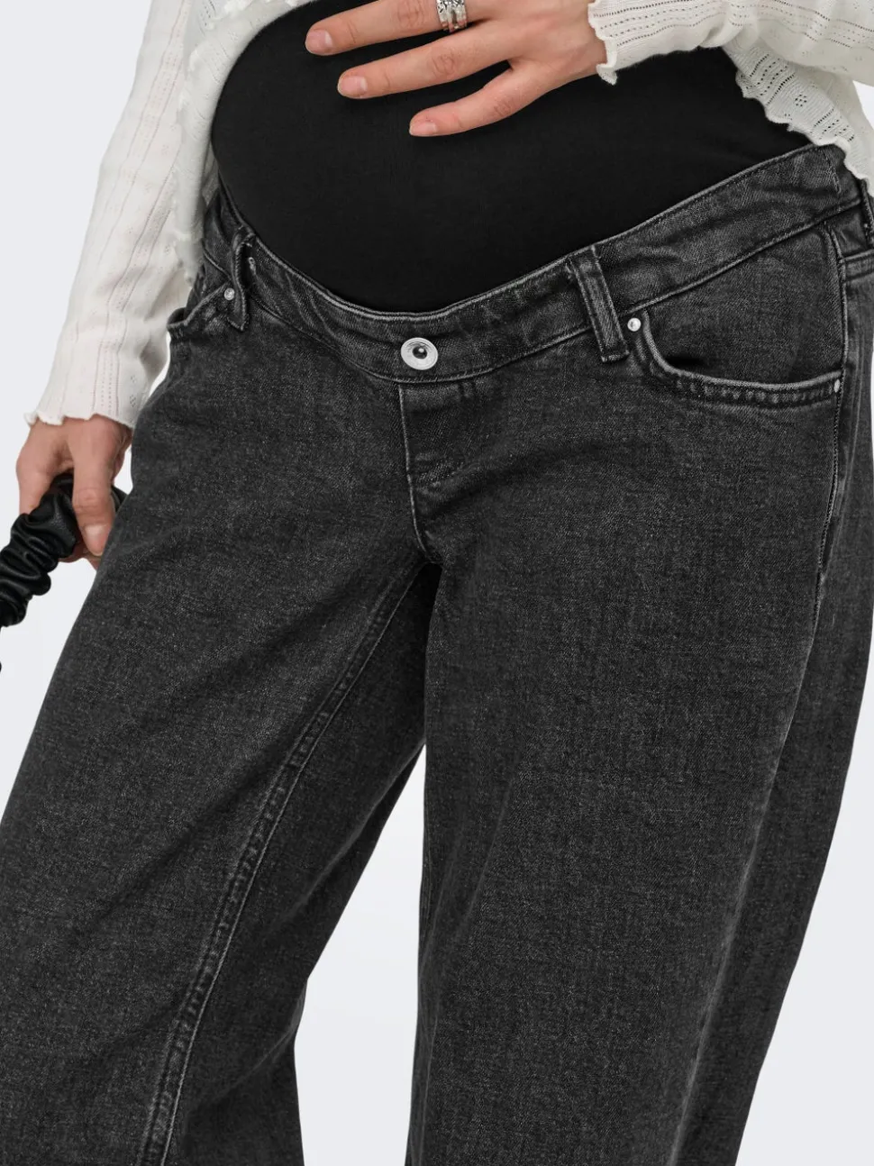 OLMJUICY Hög midja Rak passform Jeans