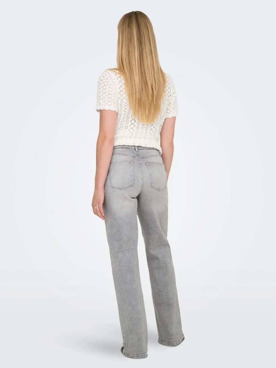 OLMJUICY Hög midja Vida ben Jeans