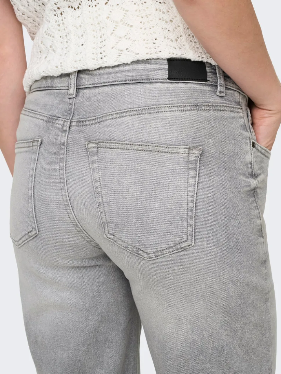 OLMJUICY Hög midja Vida ben Jeans