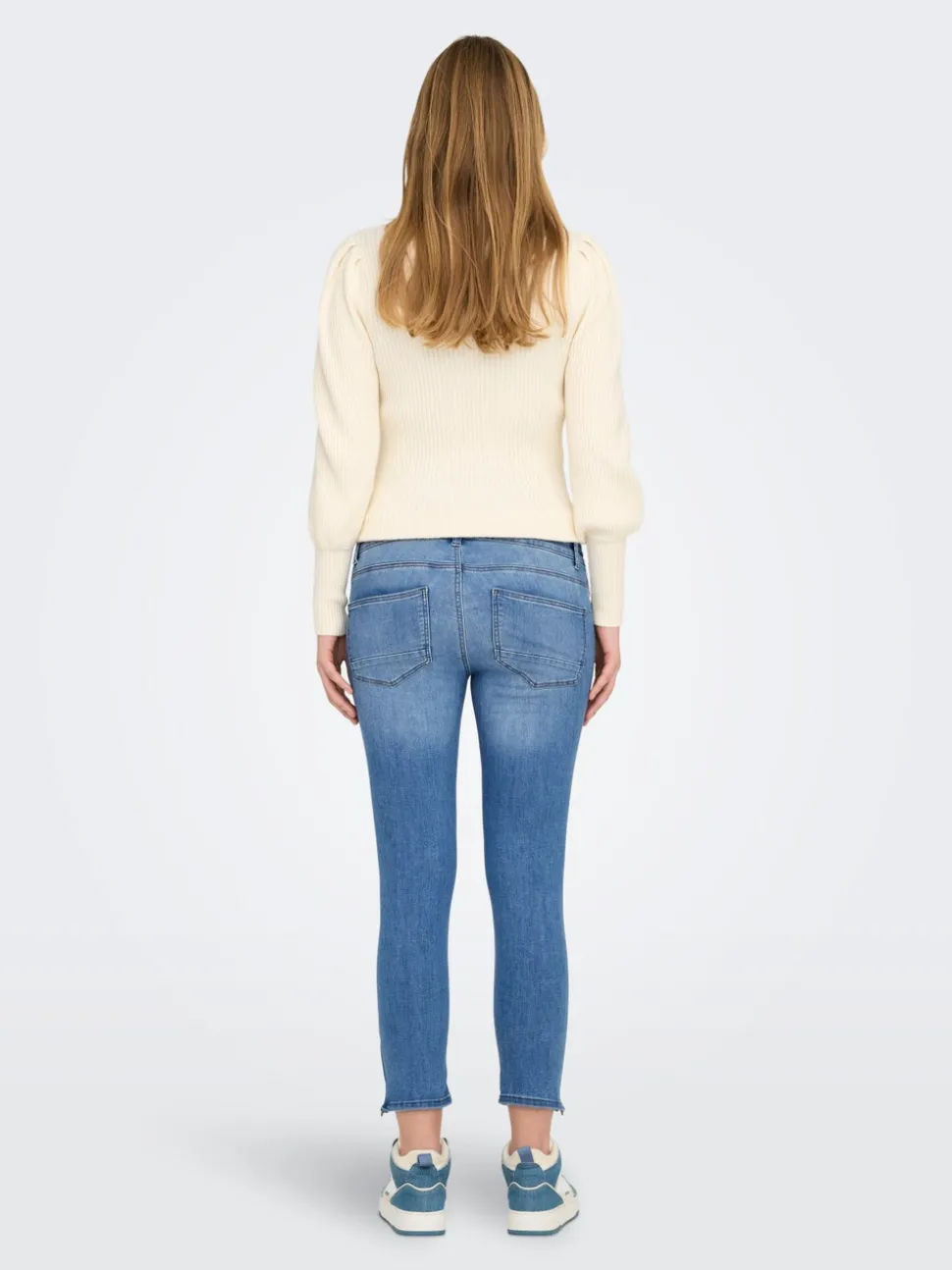 OLMKARLA Medelhög midja Skinny Fit Ankellängd Jeans