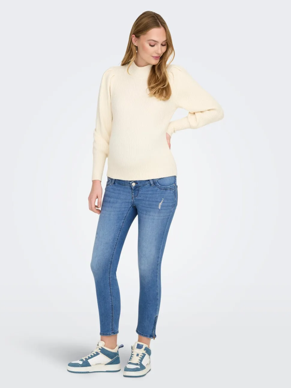 OLMKARLA Medelhög midja Skinny Fit Ankellängd Jeans