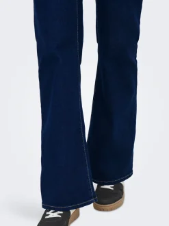 OLMLANA Hög midja Utsvängd retropassform Jeans