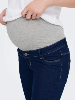 OLMLANA Hög midja Utsvängd retropassform Jeans