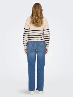 OLMSNOW Hög midja Vida ben Jeans