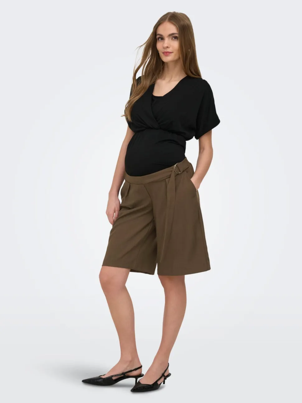 OLMVICTORIA Hög midja Normal passform Shorts