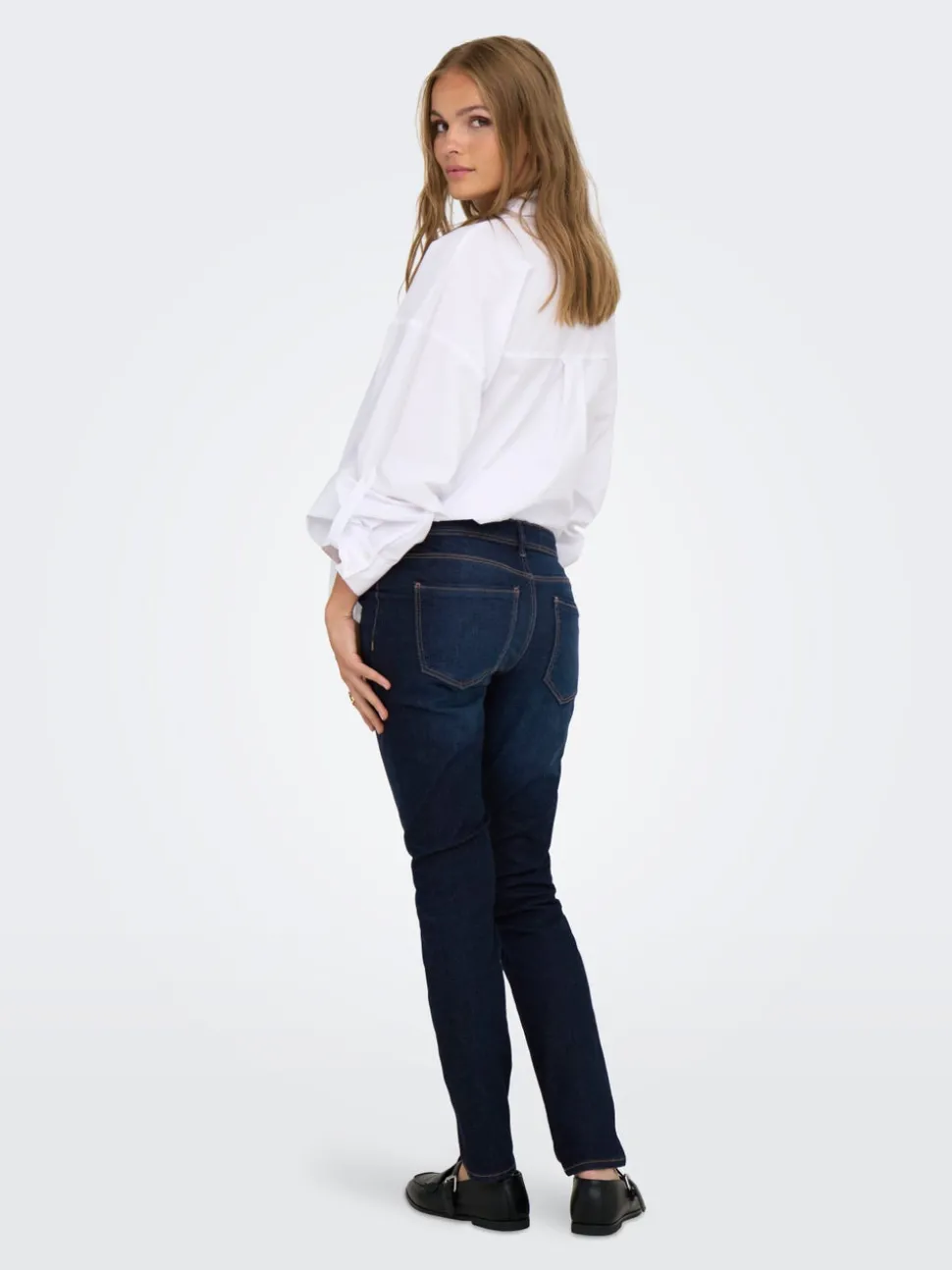 OLMWAUW Medelhög midja Skinny Fit Jeans