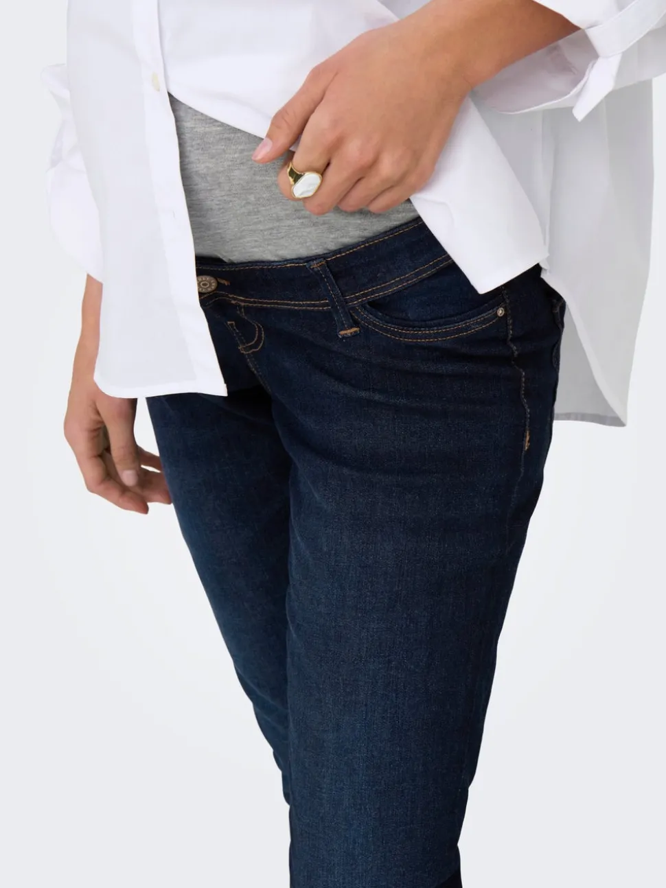 OLMWAUW Medelhög midja Skinny Fit Jeans