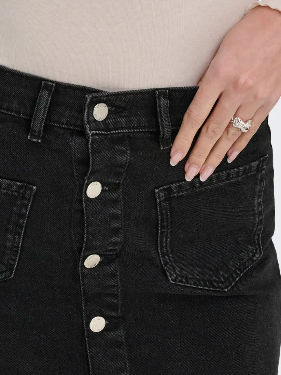 ONLAMAZING Denim Jeanskjol Kort kjol
