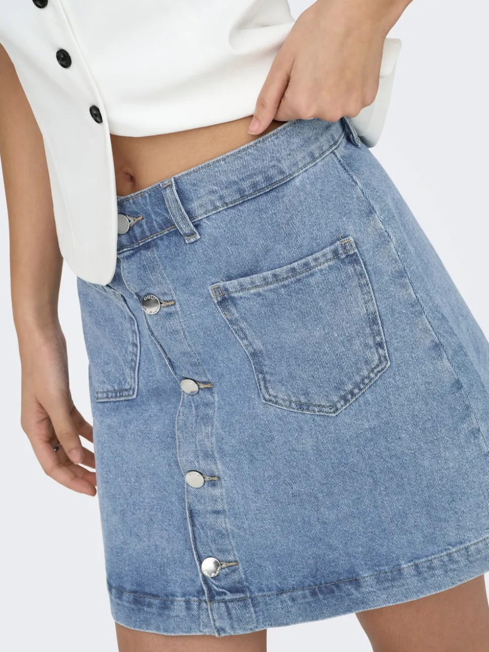 ONLAMAZING Denim Jeanskjol Kort kjol