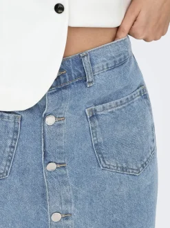 ONLAMAZING Denim Jeanskjol Kort kjol