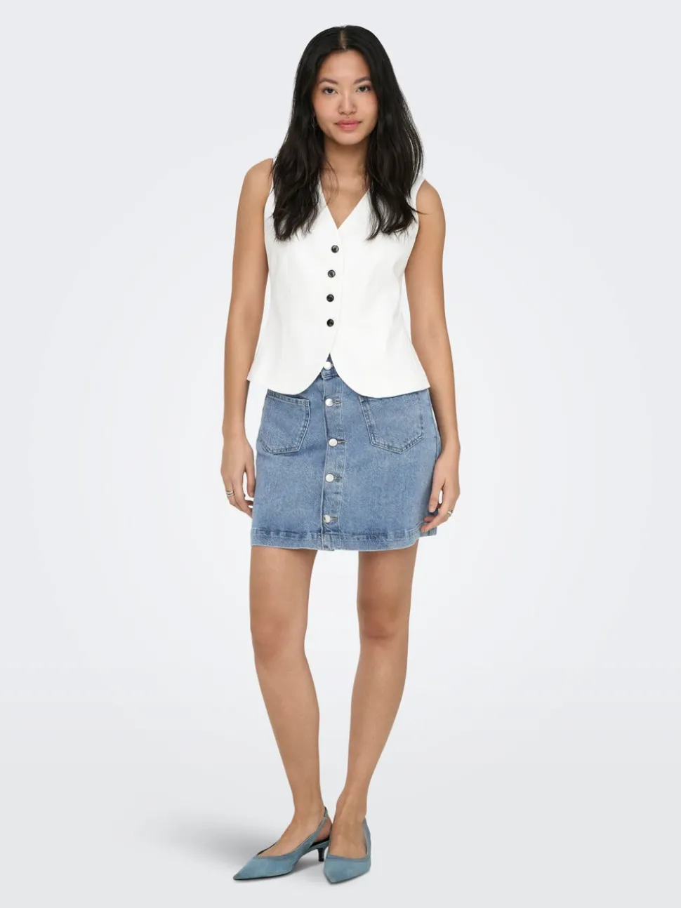 ONLAMAZING Denim Jeanskjol Kort kjol