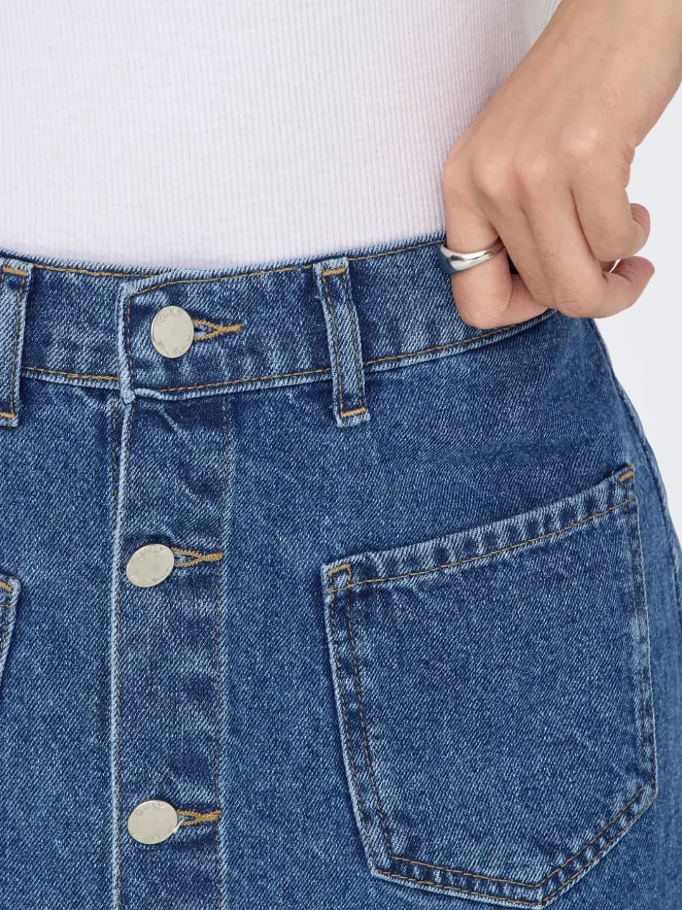 ONLAMAZING Denim Jeanskjol Kort kjol