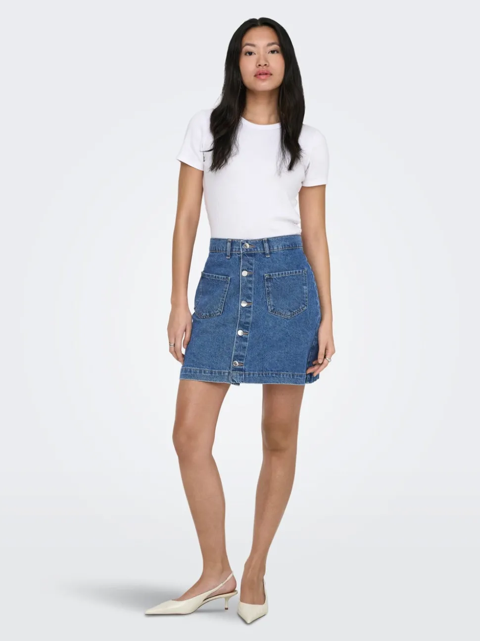 ONLAMAZING Denim Jeanskjol Kort kjol