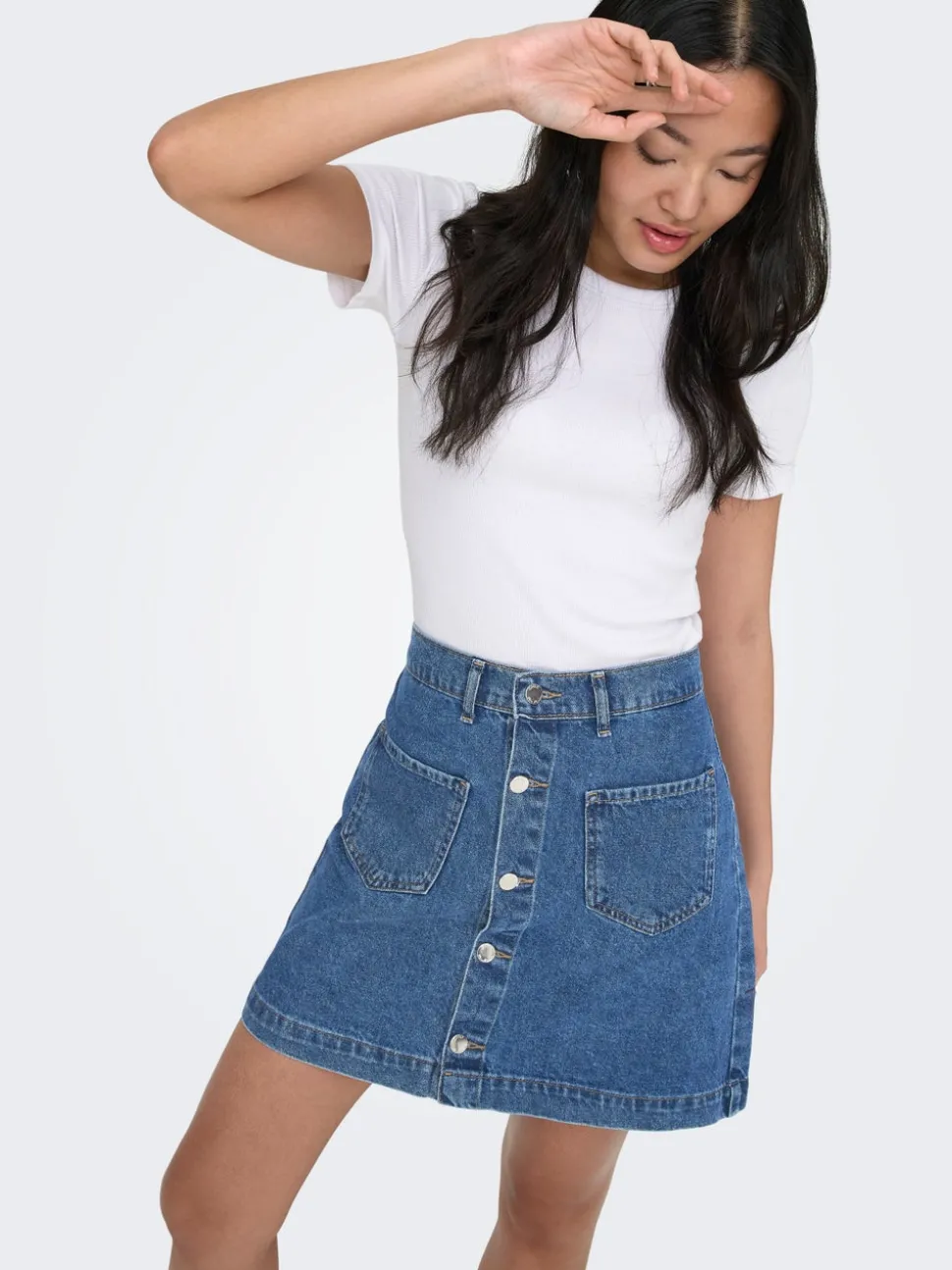 ONLAMAZING Denim Jeanskjol Kort kjol
