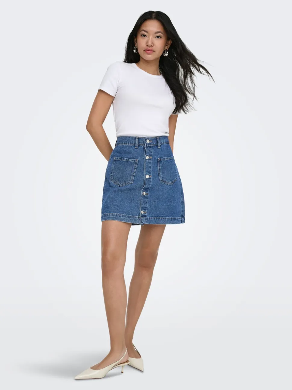 ONLAMAZING Denim Jeanskjol Kort kjol