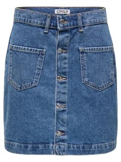 ONLAMAZING Denim Jeanskjol Kort kjol