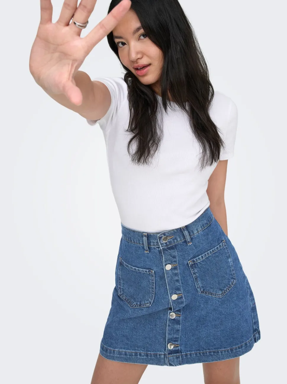 ONLAMAZING Denim Jeanskjol Kort kjol