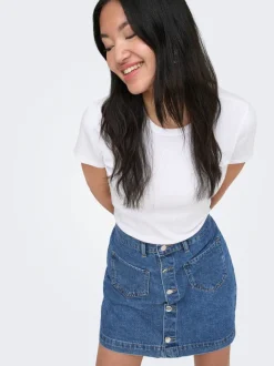 ONLAMAZING Denim Jeanskjol Kort kjol