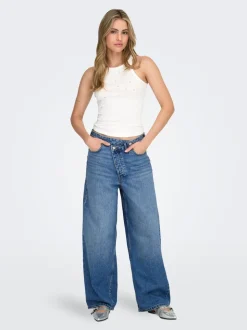 ONLAMBER Låg midja Baggy Fit Jeans