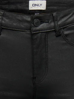 ONLANNE Skinny Fit Byxor i läderimitation