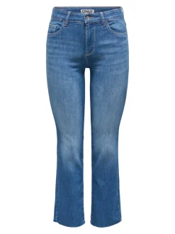 ONLANN-KENYA Medelhög midja Utsvängd passform Jeans